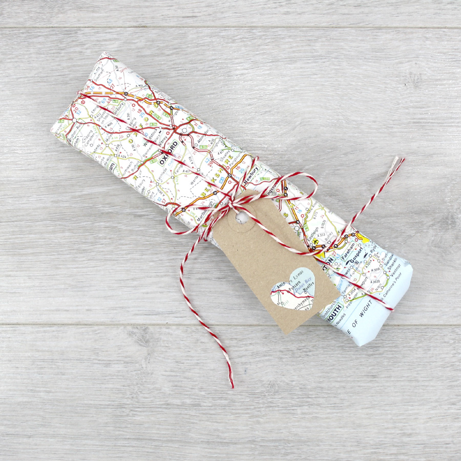 Personalised Map Pencils Set - Gifts for Geography lovers