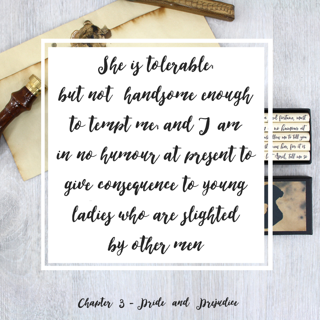My favourite Pride and Prejudice Quotes - six0six design: Gifts for