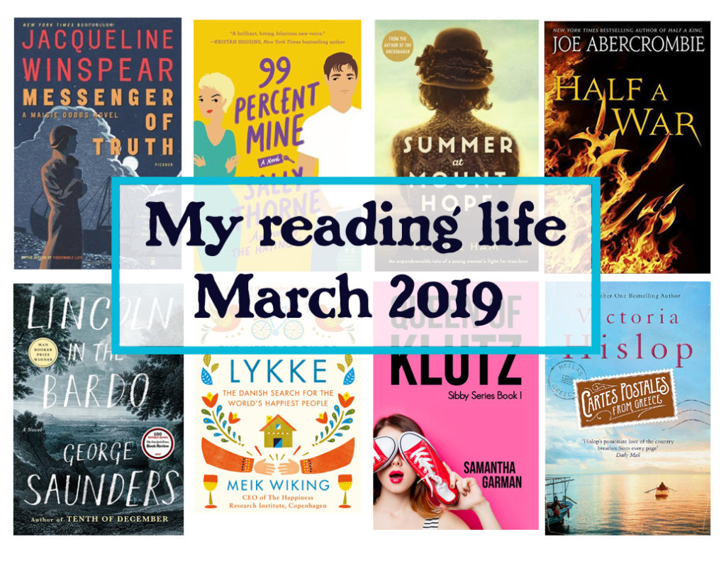my reading life march 2019 diaries of a book addict